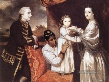 Joshua Reynolds Werke - George Clive und seiner Familie Joshua Reynolds